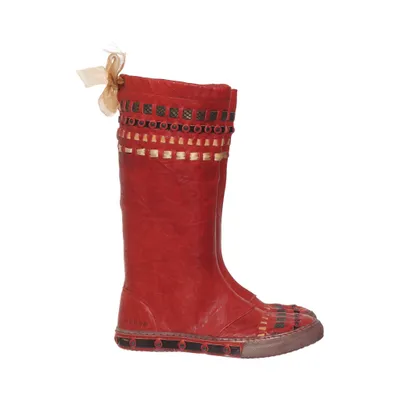 Boots (Red, Multicolored) from Rehab Leather