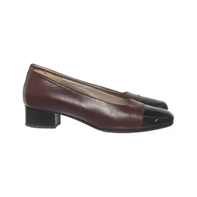 Escarpins (Marron, Noir) de Alexandria Cuir
