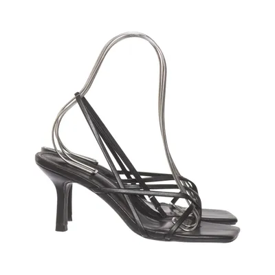 Sandales à talons hauts (Noir)