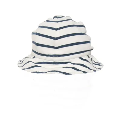 Sun hat (White, Blue) from Polarn O. Pyret Cotton, Elastane