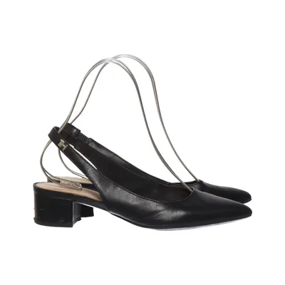 Hoge hakken (Feminine Leather Mid Heel Pump) van Tommy Hilfiger Leer