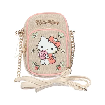 Mobiltaske (Beige, Pink, Flerfarvet) fra Hello Kitty by Sanrio