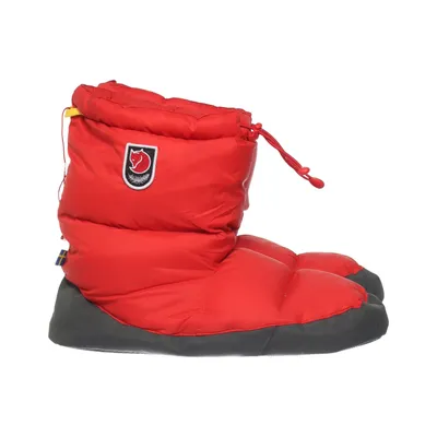 Tofflor (Röd, Svart) från Fjällräven Dun, Fjädrar, Polyamid, Polyester