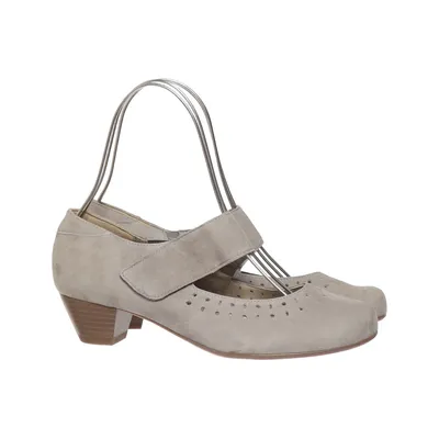 High heels (Gray) from Luftpolster Leather