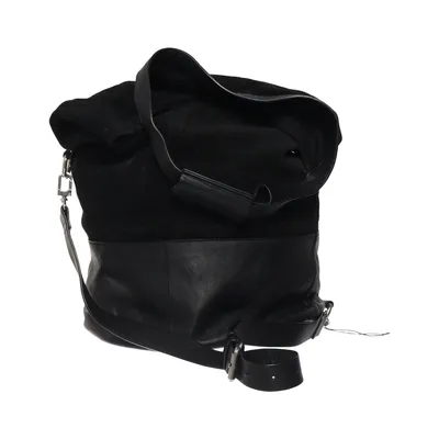 Umhängetasche (Schwarz) von WERA Stockholm Baumwolle, Leder