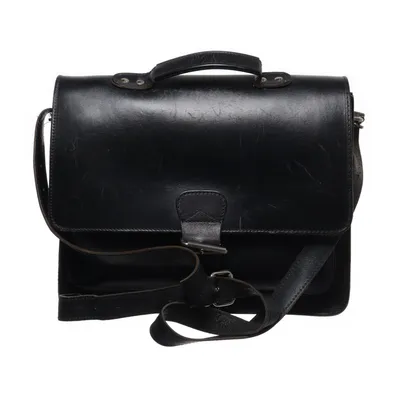 Briefcase (Black) from Ruitertassen Leather