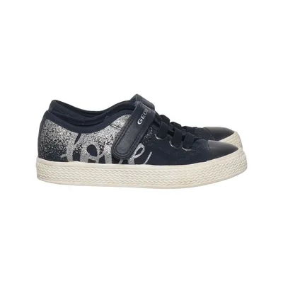 Canvas shoes (Blue, Silver) from Geox Leather
