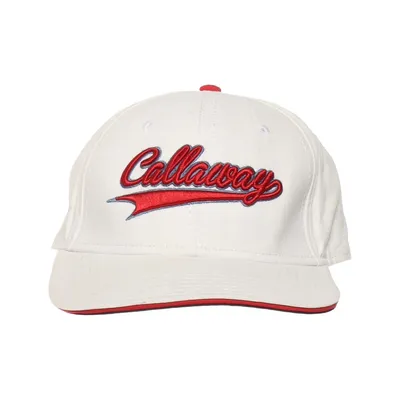 Baseball cap (White) from Callaway Cotton
