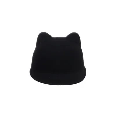 Cloche hoed (Zwart) van Zara Accessories Wol