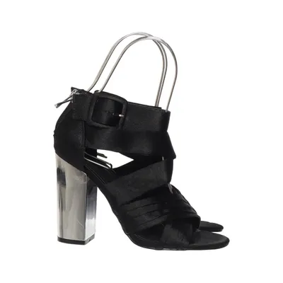 High heel sandals (Black, Silver) from V by Very