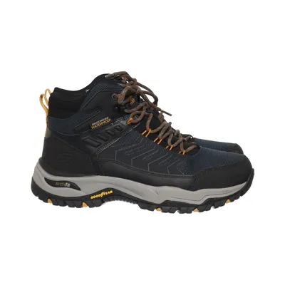 Hoge wandelschoenen (Zwart, Blauw, Grijs) van Skechers Leer