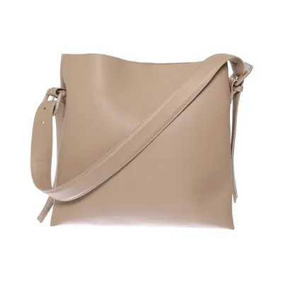 Axelremsväska (Beige) från Mango Polyester, Polyuretan