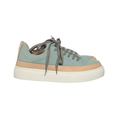 Sneakers (Blue, Beige) from Dine'n' Dance Polyurethane
