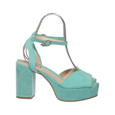 Sandales à talons hauts (Turquoise) de Deichmann