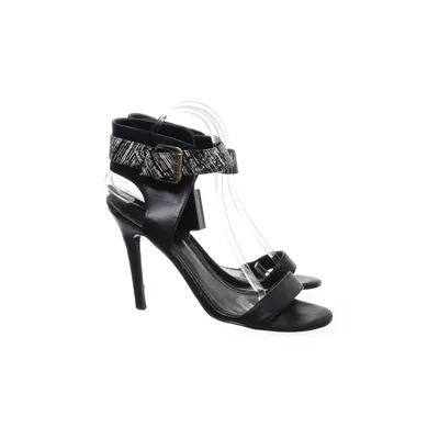 High heel sandals (Black, White) from Guess
