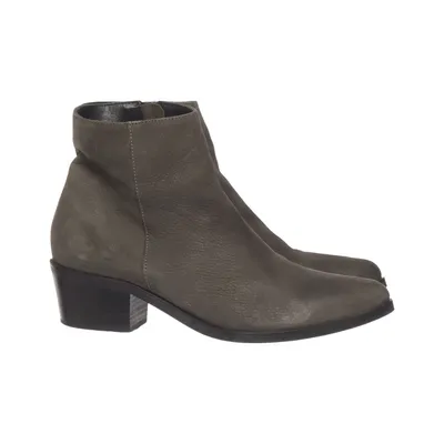 Heeled boots (Gray) from 120% Lino