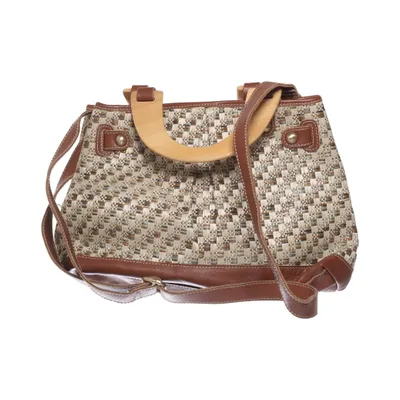 Håndtaske (Brun, Beige) fra ESPRIT Collection Læder, Polyester