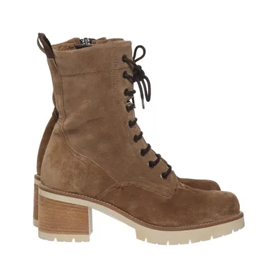 Bottes à lacets (Marron) de Manfield Cuir