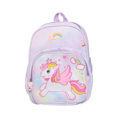 Backpack (Purple, Multicolored)