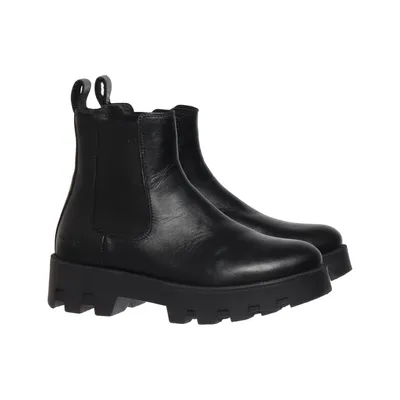 Chelsea boots (Zwart) van Marc O'Polo Leer