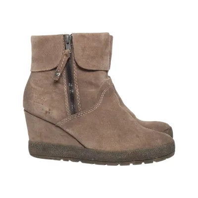 Ankle boots (Brown) from Bama Leather