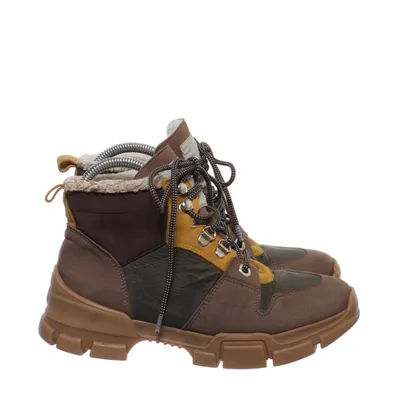 Laced boots (Brown) from Grand Step Shoes