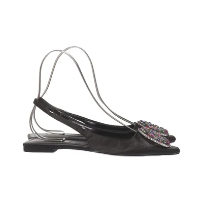 Ballet flats (Black, Multicolored) from Zara