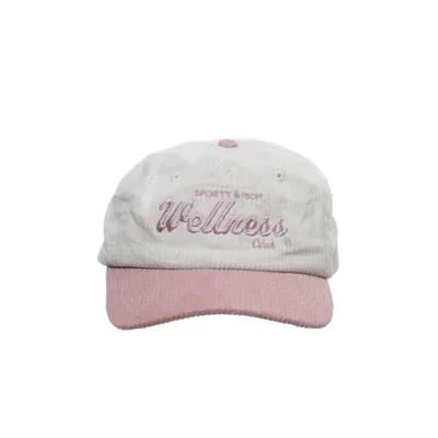 Baseball cap (White, Pink) from Sporty & Rich Cotton