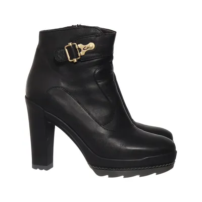 Bottes à talons (Noir) de Guardiani Sport Cuir