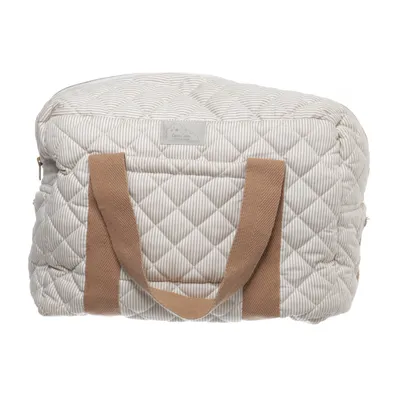Diaper bag (Beige, White) from Cam Cam Organic cotton, Polyester