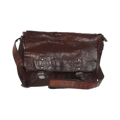 Sac à bandoulière (Marron) de Spikes & Sparrow Coton, Cuir, Polyester