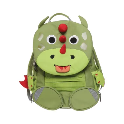 Backpack (Green, Red) from Affenzahn Polyester