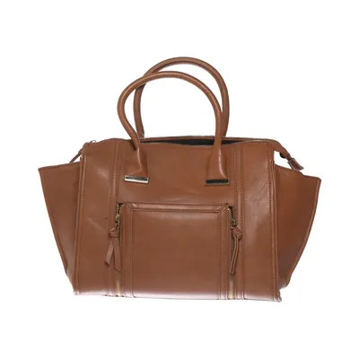 Handbag (Brown) from Forever 21 Polyester, Polyurethane