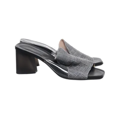 Mules (Black, Multicolored, Transparent) from Hispanitas
