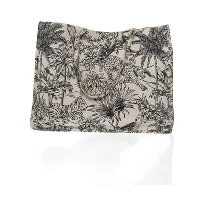 Handtas (Beige, Meerkleurig) van H&M Katoen, Polyester, Viscose