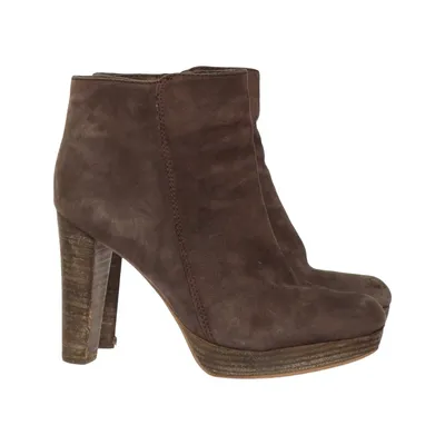 Bottes à talons (Marron) de SPM Cuir