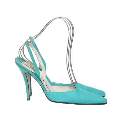Hoge hakken (Turquoise) van Walter Steiger Leer