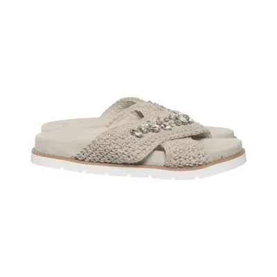 Mules (Beige) de Xit Cuir