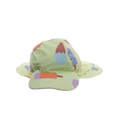 UV cap (Yellow, Multicolored) from Lindex Baby Elastane, Polyester