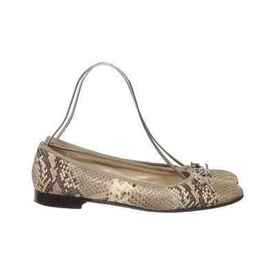Ballerines (Beige, Multicolore) de Footlight Cuir