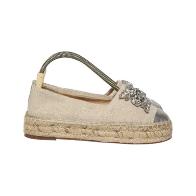 Espadrillos (Beige, Silverfärgad) från Cosmoparis Skinn
