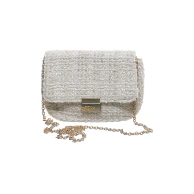 Axelremsväska (Beige, Guldfärgad) från Glitter Polyester