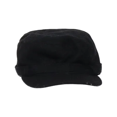 Flat cap (Sort) fra Fredrikson Bomuld, Polyamid, Uld