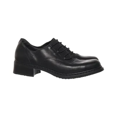 Derby shoes (Black) from Rieker Leather