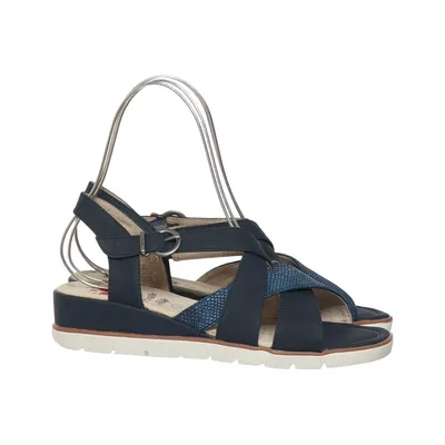 Sandals (Blue) from Relife Leather