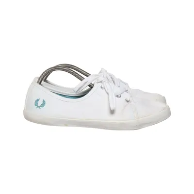 Chaussures en toile (Blanc) de Fred Perry Coton, Polyuréthane