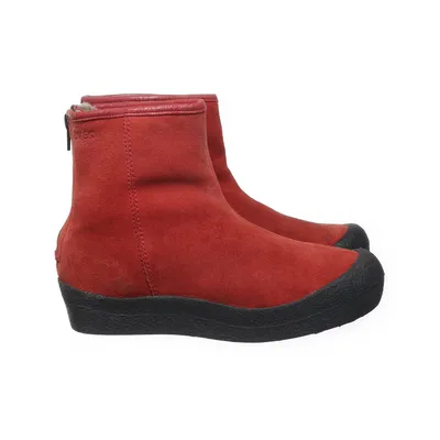Ankle boots (Red, Black) from Ilves Suede