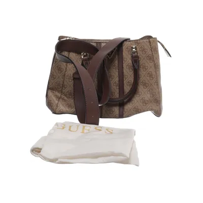 Handväska (Brun, Beige) från Guess Bomull, Polyester