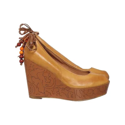 Chaussure compensées (Marron) de Ryłko Cuir