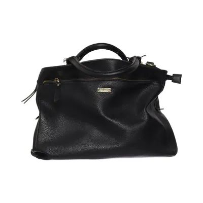 Handbag (Black) from Don Donna Polyester, Polyurethane